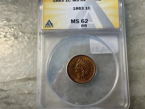 1883 Indian Head Penny  MS62 RB