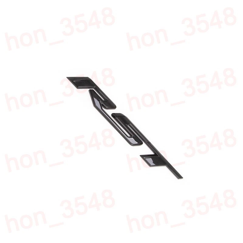 1 peça porta traseira RST emblema ajuste 2021-2026 Chevrolet Tahoe emblema suburbano preto brilhante - Imagem 3 de 4