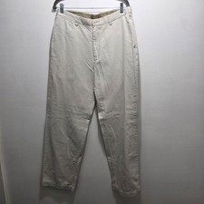 Nautica Men  s 34x34 Clipper Chino Pants Relaxed Fit Beige