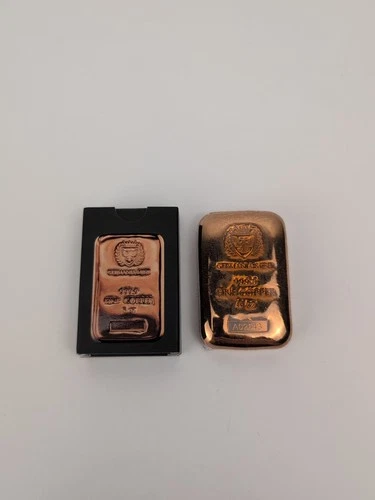 5 oz Germania Mint Copper Bar .999 Fine Copper – Sealed w/ Hologram – Scarce