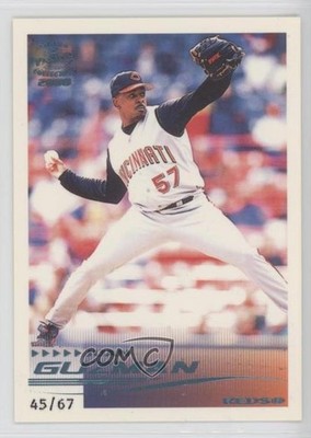 2000 Pacific Crown Collection Platinum Blue 45/67 Juan Guzman #68 15r3