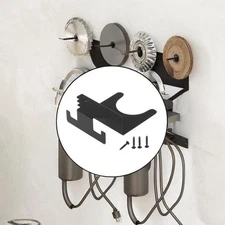 Angle Grinder Holder Angle Grinder Rack for Angle Grinders Polishers Garage