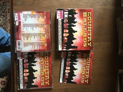 CD MUSIQUE ALBUM COUNTRY BALLADS 4 cd - Photo 1/3