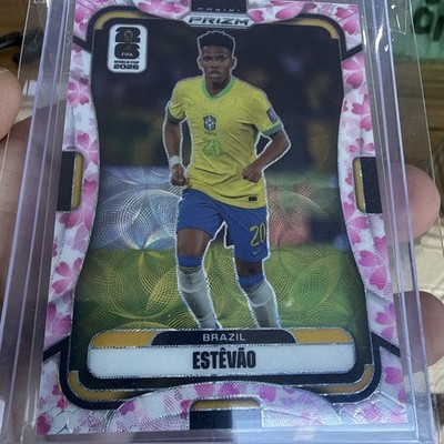 Panini Prizm WORLD CUP 2026 Estevao Cherry Blossom /20 Brasil Chelsea SSP