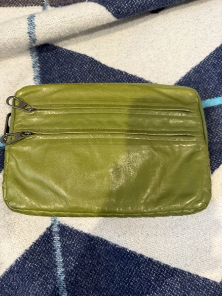 Bottega Veneta BV leather green hand bag 
