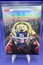 2025 Topps Chrome Sapphire F1 Oliver Bearman #HC-8 Helmet Collection
