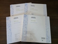 Creative Memories Lot 12x12 White Scrapbook Page Refills  Page Protectors