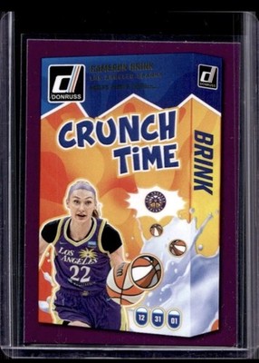 2025 Donruss Cameron Brink Purple Crunch Time #17 Press Proof Purple