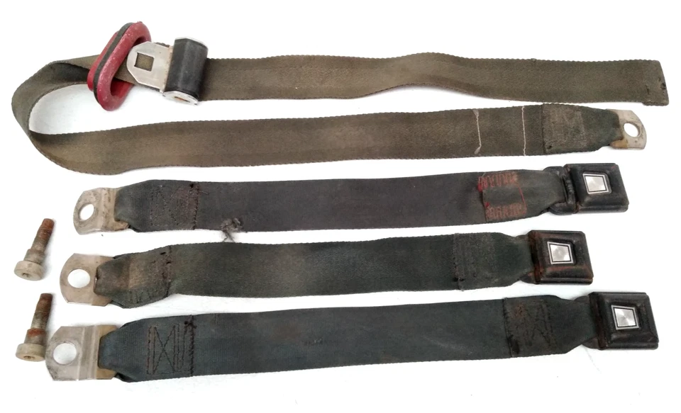 1981 Ford F150 скамейка ремня безопасности пряжка защелка F250 Bronco черный 1991 C57 - Изображение 3 из 4