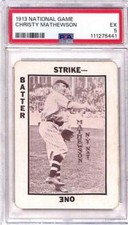 1913 National Game Christy Mathewson PSA 5 HOF New York Giants