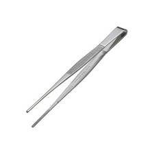 ANEX Tweezers Stainless Steel Jagged Type Straight 125mm No.121