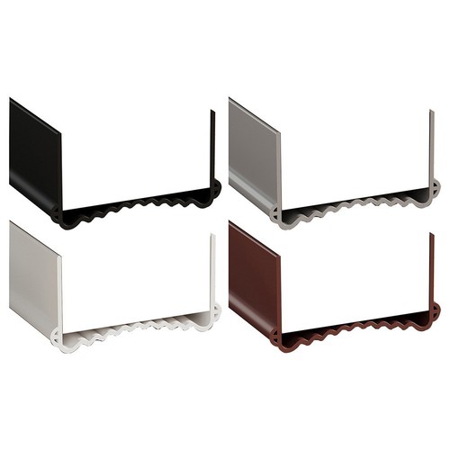 Bande De Balayage De Porte 36 Po – Aluminium Brun, Fixation Par Vis, Intérieur