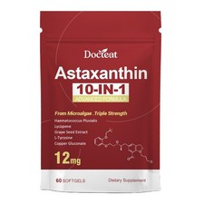 Astaxanthin Supplements 12mg 1 Month Supply Astaxantina Haematococcus Pluvialis