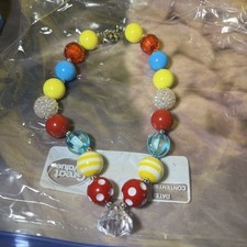 Sweet Minnie Chunky Beads Bubblegum Gumball Charm for Kids Gift Necklace