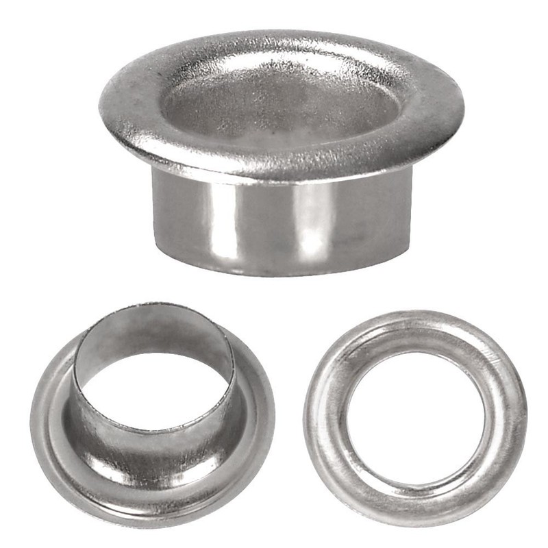 Grommets & Washers 2000 #0 1/4 Nickel Eyelet Die Banner Sign For Grommet Machine