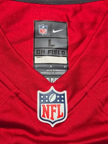 Nike San Francisco 49ers George Kittle #85 Red NFL Game Jersey Uomo Large Nuova con etichette - Foto 6 di 12