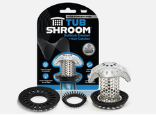 TubShroom  Ultra Drain Protector Hair Catcher Strainer in Stainless Steel New 