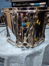 Ludwig Marching Snare Drum Blue Olive Badge
