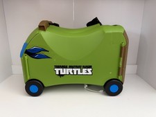 Teenage Mutant Ninja Turtles leonardo Vrum Ride On Toy and Kids Pull Luggage