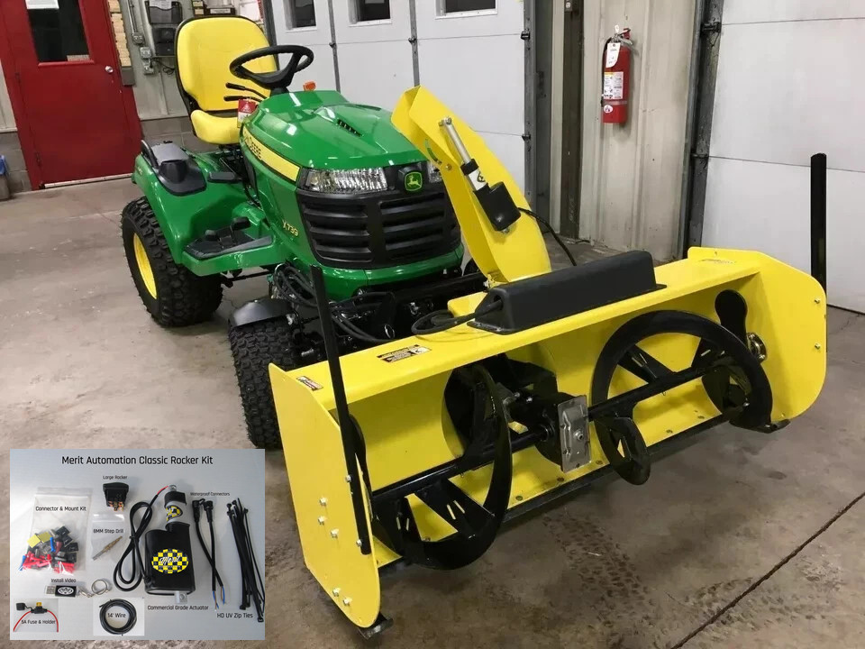 FOR JOHN DEERE SNOW BLOWER LINEAR ACTUATOR CLASSIC CHUTE CONTROL KIT & PLANS