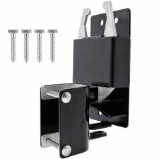 2 Way Gate Latch Self-Locking Farm Gate Lock Fits 1.62"  2" Tube 1 Set