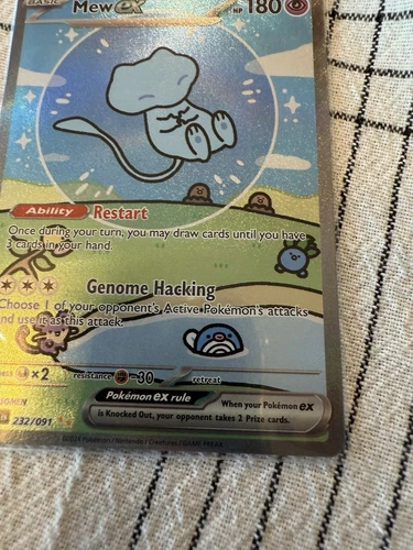 Mew ex 232/091 Sv: Paldean Fates Holo