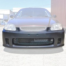 Fits 96-98 Honda Civic 234dr Bys-style Front Bumper Cover Pp