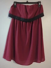 Pixi + Ivy Boutique Tiered Lined Strapless Crochet Dress Size S, NWT!      [LF1]