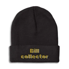 Beanies for Men Bill Collector Winter Hats for Women Acrylic Skull Cap 1 Size