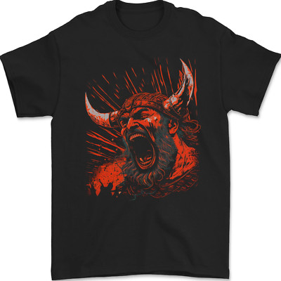 Warrior Weinendes Wikinger Walhalla Odin Nördlich Gods Herren Maglietta 100