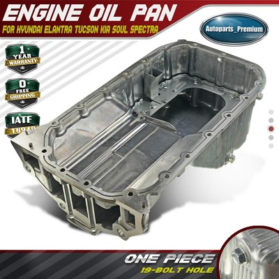 Engine Oil Pan Sump For Hyundai Elantra Tucson Kia Soul Spectra Sportage L4 2 0l Ebay