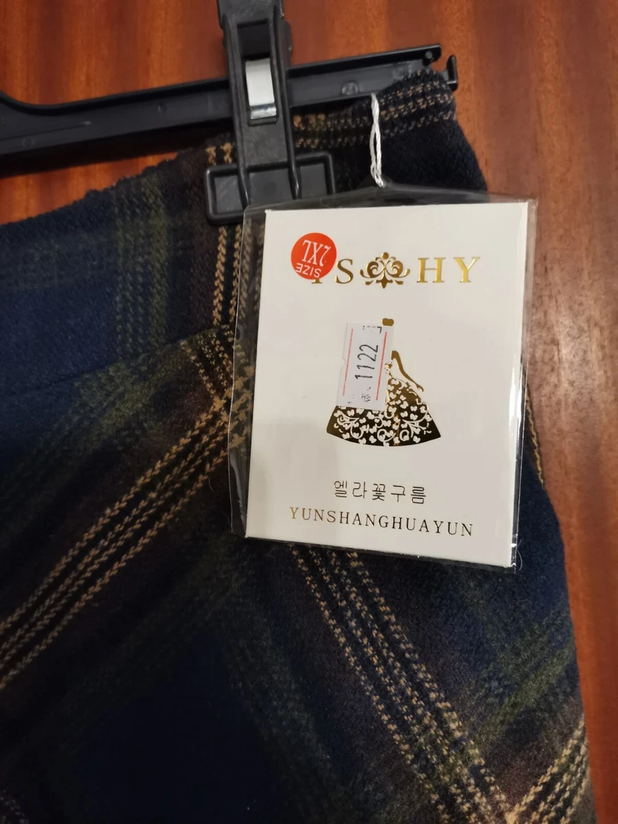 Long plaid skirt outlet 2xl