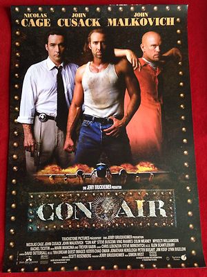 Con Air Kinoplakat Poster A1, Nicolas Cage, John Cusack, John Malkovich