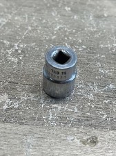 Snap-On Tools USA 1/4 Drive 1/2" SAE 12pt Shallow Chrome Socket TMD16