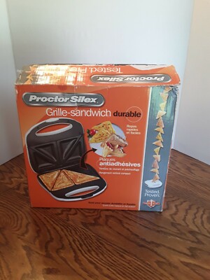 Proctor Silex Durable Sandwich Maker #25408Y G U