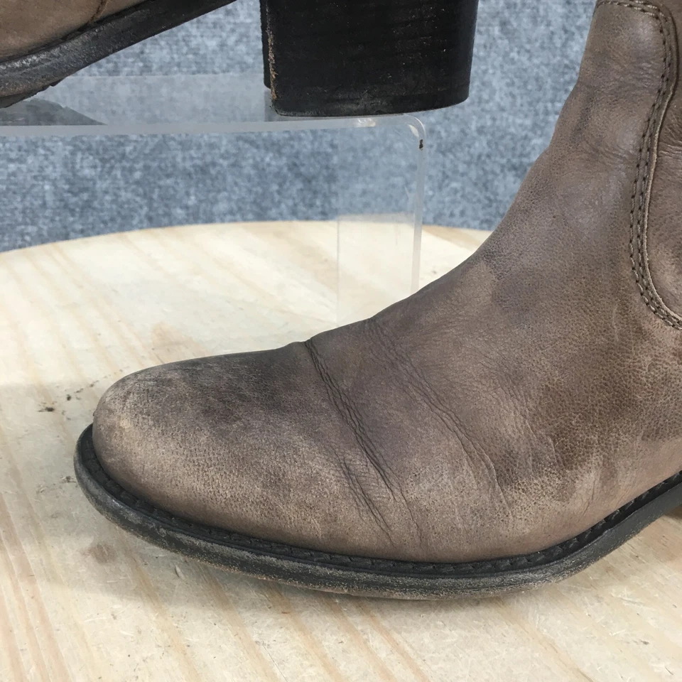 Donald Pliner Botas Mujer 7 M Muriel Hasta la Rodilla Lateral Cremallera Botas de Montar Marrón Italia Foto 4 de 4