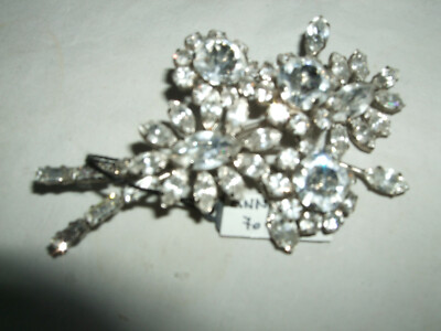 Spilla Da Fiore Con Strass Vintage - Accessorio Elegante Per Abiti, Cappelli E Sciarpe, Regalo Per Donne - Foto 6