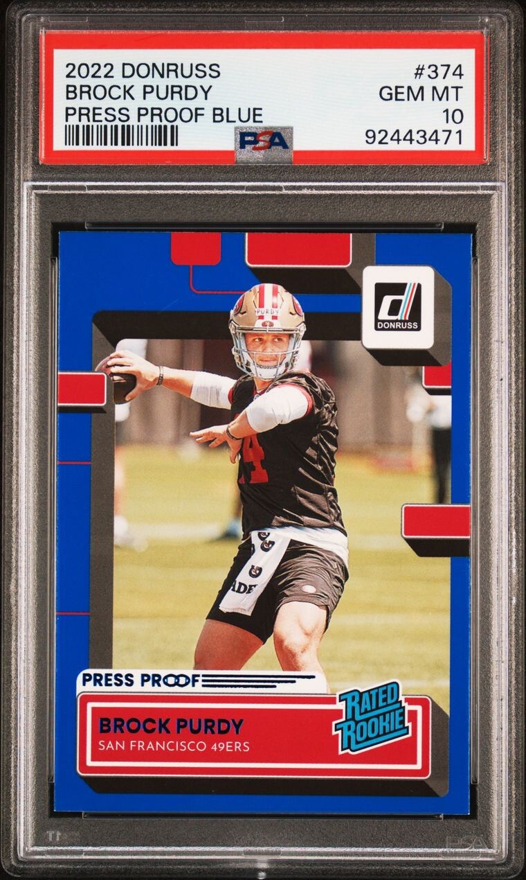 2022 DONRUSS FOOTBALL COMPLETE FACTORY SEALED SET BROCK PURDY ROOKIE RC