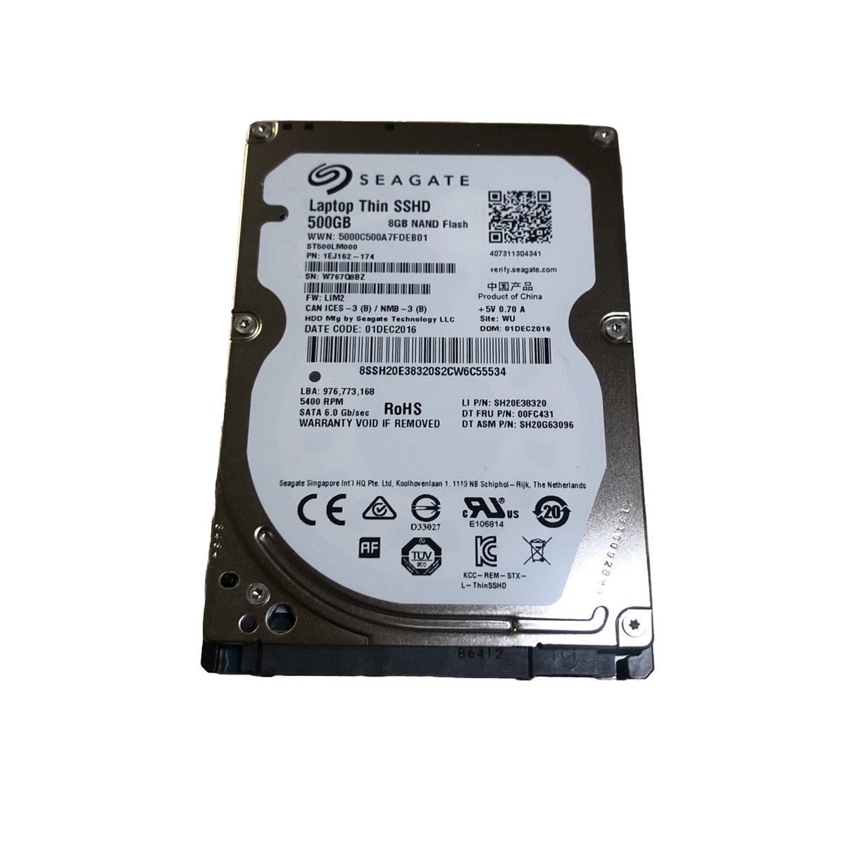 Seagate 500 GB HDD Thin Sata Laptop Hard Disk drive 5400RPM