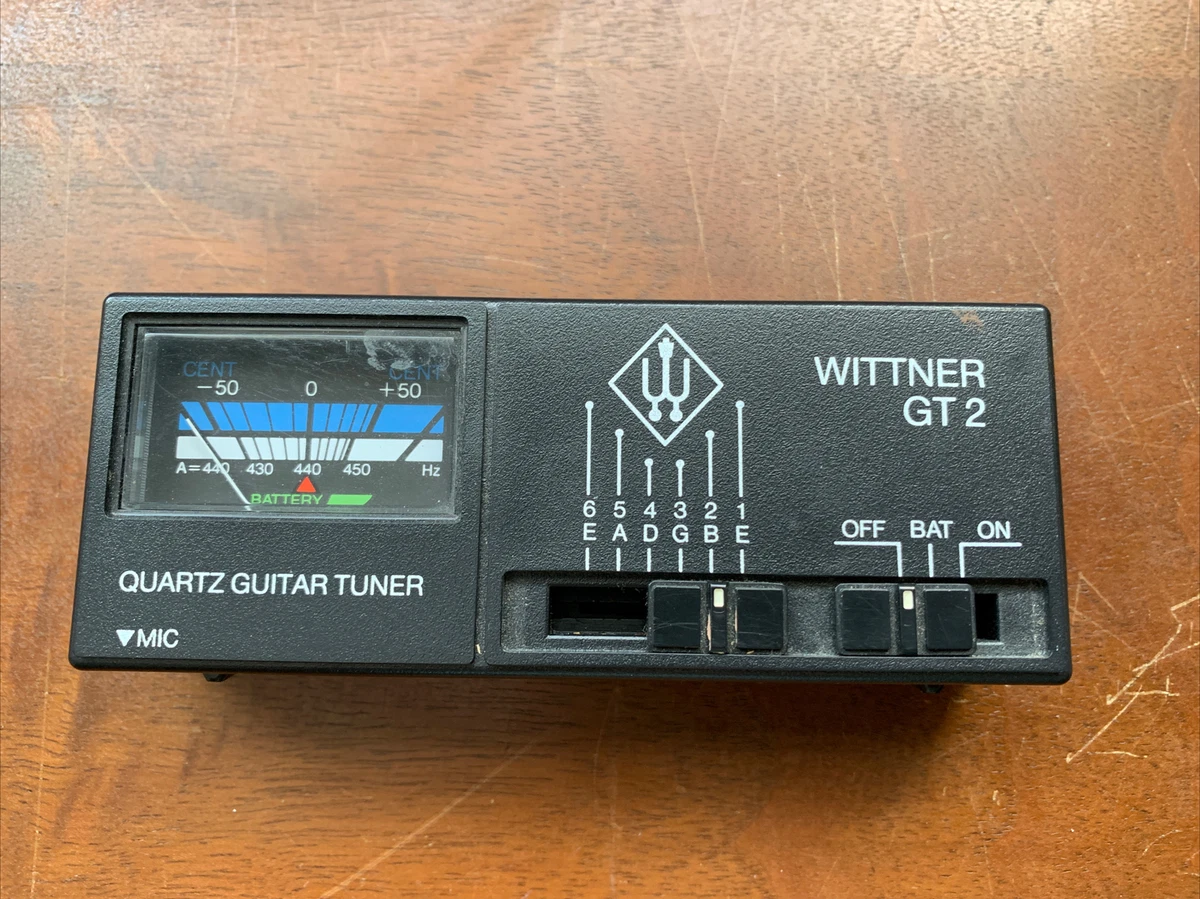 Quartz outlet guitar tuner