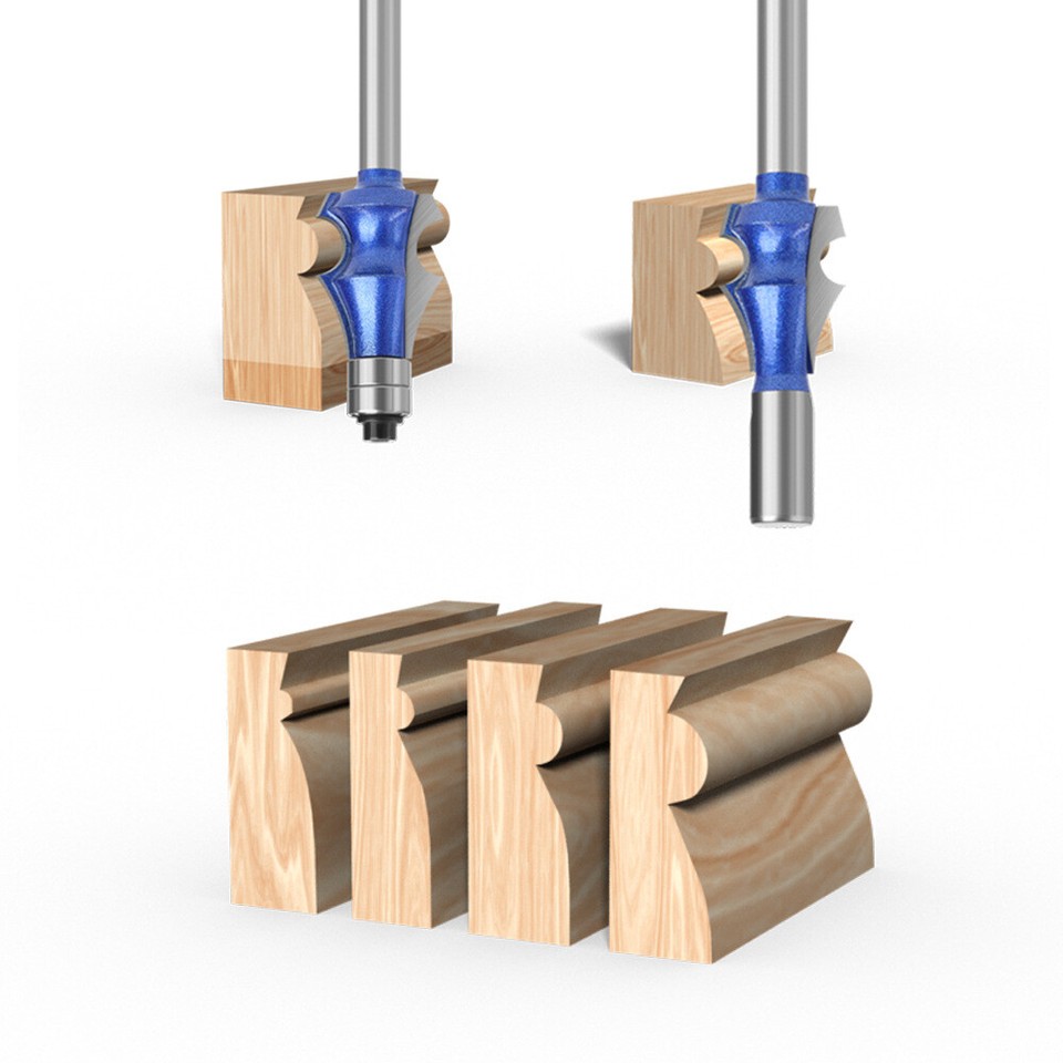 1/4 6mm Shank Architectural Furniture Edge Molding Frame Router Bit ...