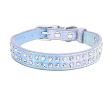 Hundehalsband mit Strasssteine für kleine Hunde & Katzen Katzenhalsband XS/S/M