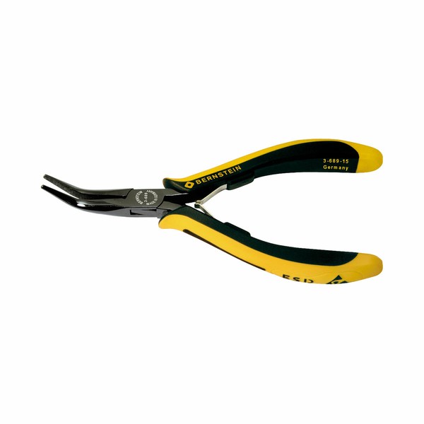 Esd Spitzzange Euroline Glatte GreiffläChen 145Mm AbleitfäHig, No. 3-689-15-image