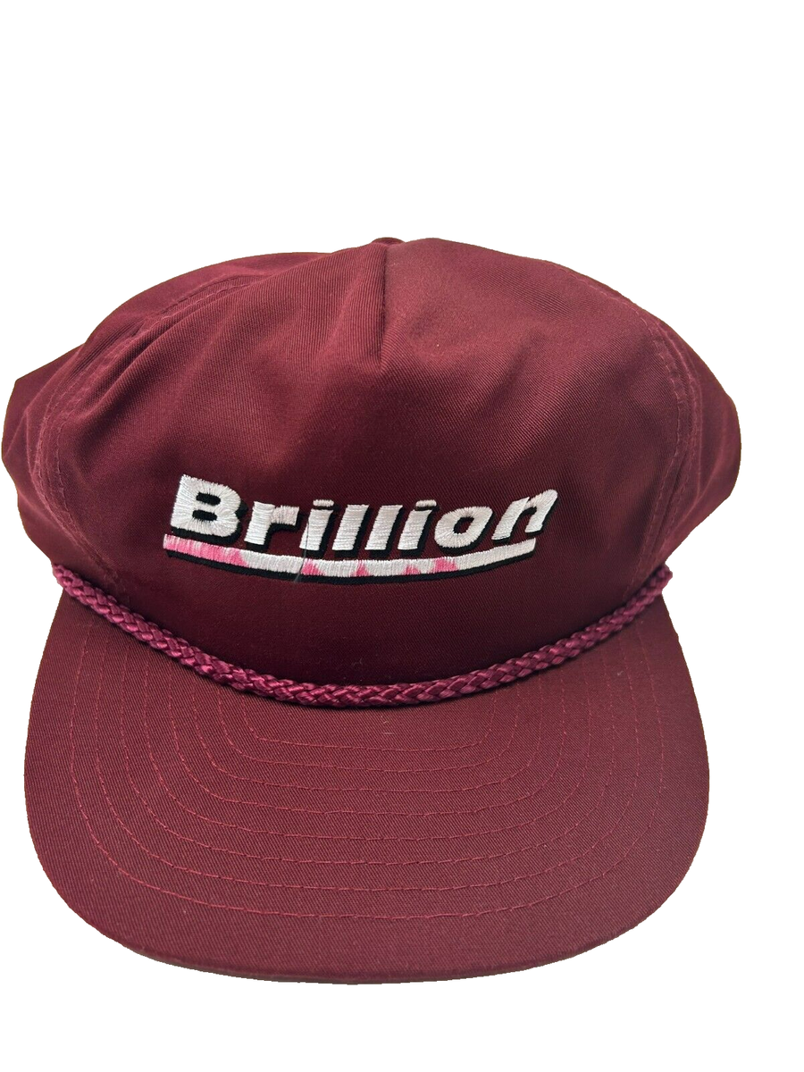 Brillion Farm Equipment Agriculture Vintage Hat Cap Strapback Maroon #26 C