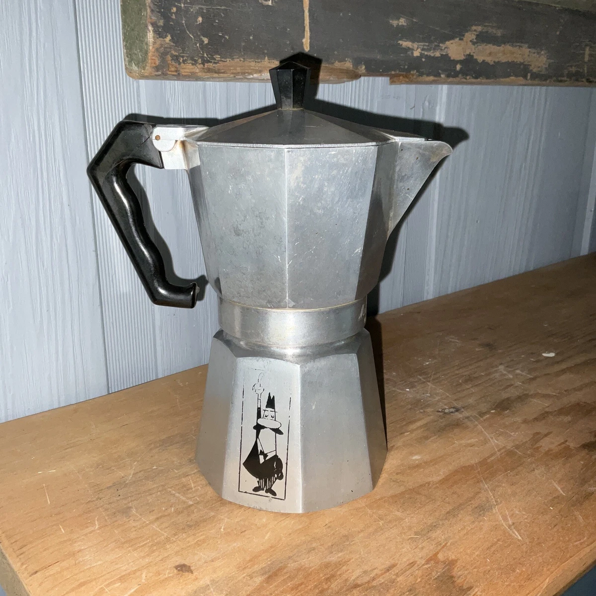 Vintage Bialetti Moka Café Stove Top Expresso Percolator Coffee