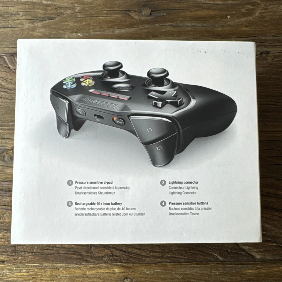 SteelSeries Nimbus Bluetooth Mobile Gaming Controller Black Apple & Mac - Image 2 of 4