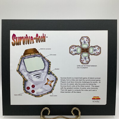 ANJAR  Surviva-Gochi  Handheld Island Survival Game Ad. & Art Concept Prototype