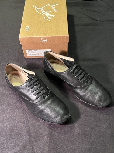 CHRISTIAN LOUBOUTIN DRESS SHOES ALFRED FLAT NAPPA LEATHER SZ 43 US 10 AUTHENTIC - Picture 11 of 24