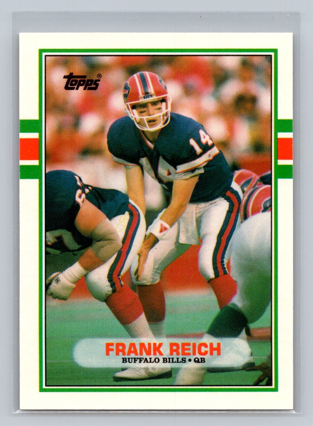 1989 Topps Traded #81T Frank Reich mint