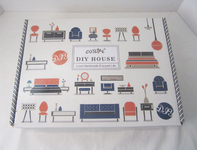 Cutebee DIY House Miniature Dollhouse Wood Kit Model L22A Room for Idea